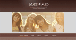 Desktop Screenshot of maksmed.com